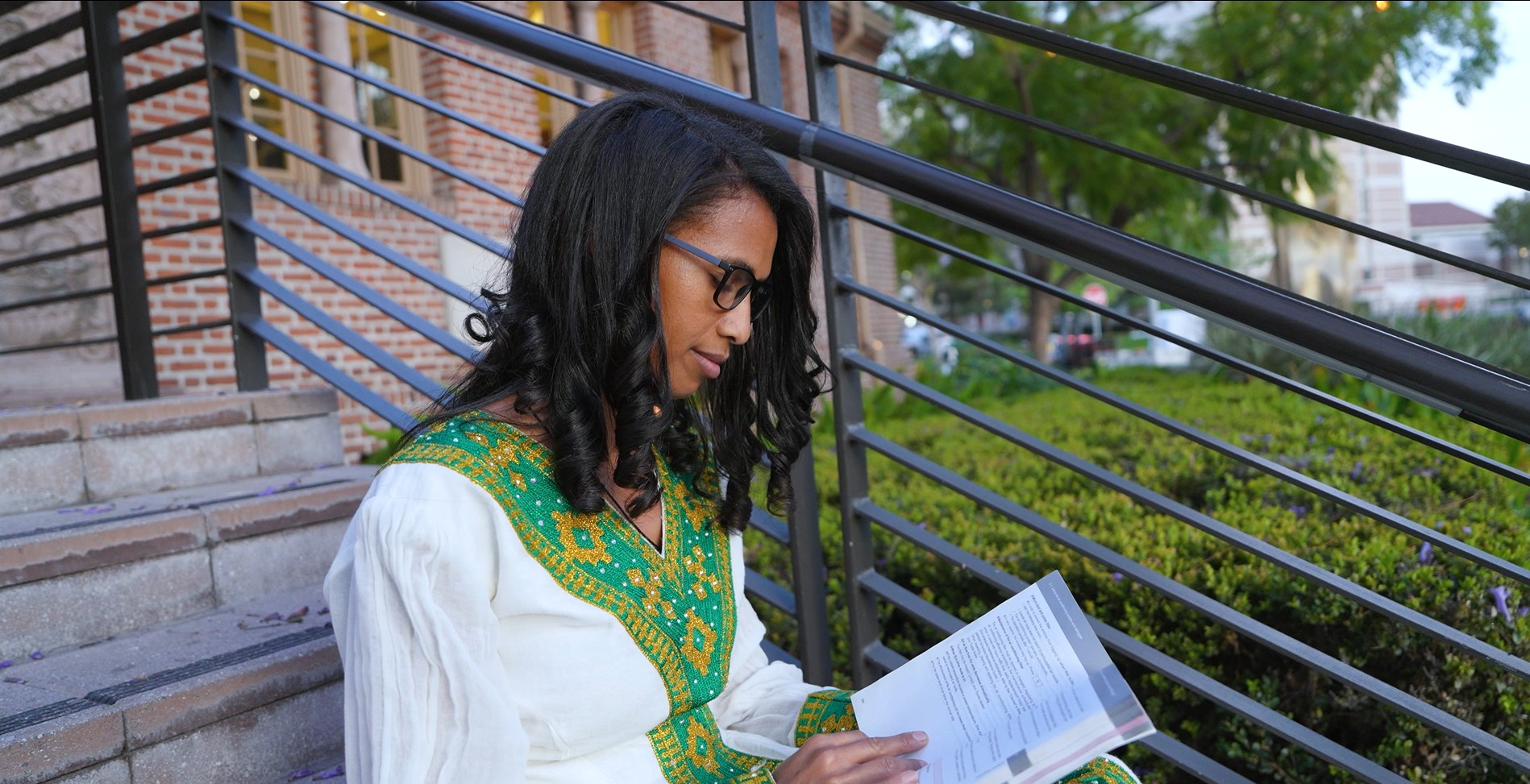 Shashe, a student of the school, whose story is told in the film